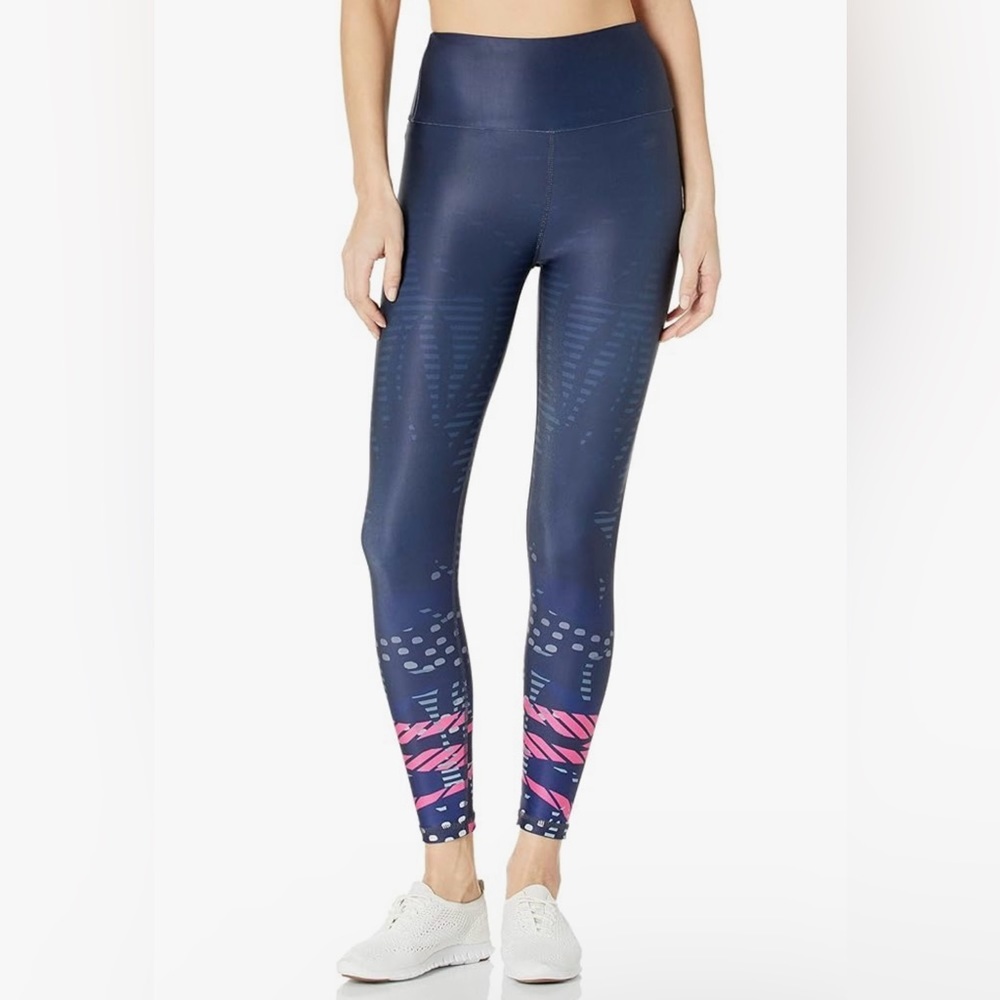 Maaji Women's Native Reversible High Rise 7/8th Length Legging Yoga Gym Active L